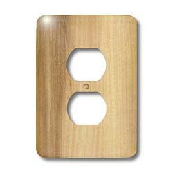 3dRose lsp_41609_6 Two Plug Outlet Cover with Maple Wood