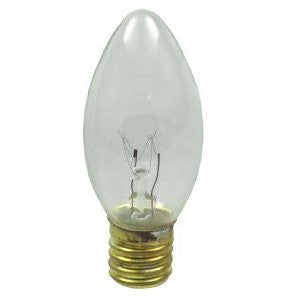 (Pack of 25) 7-Watt C9 Incandescent Night Light Bulbs, Crystal Clear, Interme...