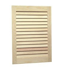 NuTone 607ADJ Basic Louver Unfinished Wood Single Recessed Medicine Cabinet