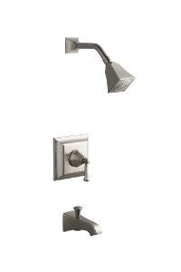 KOHLER K-T461-4S-BN Memoirs Rite-Temp Pressure-Balancing Bath and Shower Faucet Trim with Stately Design, Vibrant Brushed Nickel