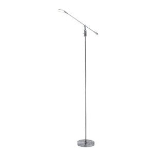 Adesso 3176-22 Omega LED Satin Steel Floor Lamp