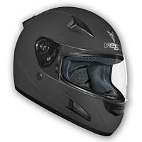 Vega X888 Full Face Helmet (Flat Black, XX-Large)