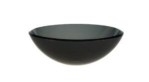 Xylem GV101CHA Glass Vessel, Charcoal Transparent