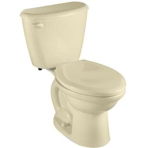 American Standard 2436.012.021 Colony FitRight Round Front Two-Piece Toilet, Bone