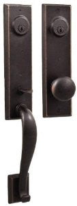 Weslock 07931-1--002D Greystone Exterior Entry Handle, Oil-Rubbed Bronze