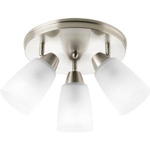 Progress Lighting P3361-09 GU24 Directional Close to Ceiling, 3-18-watt