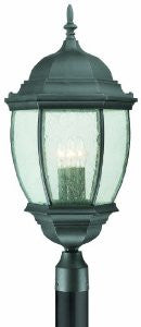 Thomas Lighting SL90117 Covington Outdoor Post Lantern, Black