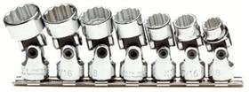 Stanley Proto J52102 7 Piece 12 Point 3/8" Drive Socket Set