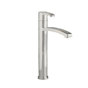 American Standard 7430.151.295 Berwick Single Control Vessel Lavatory Faucet Less Drain, Satin Nickel