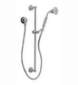 Jado 842/027/144 Hatteras Complete Personal Hand Shower Set on Adjustable Bar, Brushed Nickel