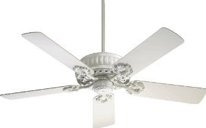 35525-8 Empress 5-Blade Energy Star Ceiling Fan with Studio White Blades, 52-Inch, Studio White Finish