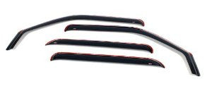 Wade 72-88413 In-Channel Wind Deflectors, Smoke Tint, (4-piece set)