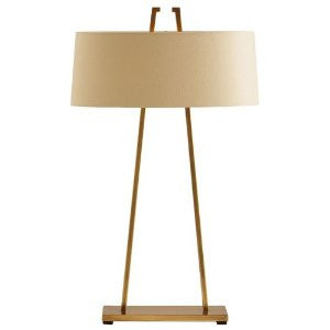 Arteriors Home 49850-504 2 Light Dalton Satin Brass Table Light
