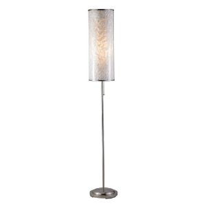 Adesso Papyrus Floor Lamp, Satin Steel