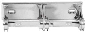 Taymor 01-F1030 Surface Mount Double Fixed Rod Toilet Tissue Holder, Polished Chrome