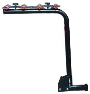 Kage Racing X814 Four Bike Swing Down Locking Rack Carrier for Standard 2" Hitch