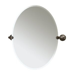 Gatco 4349 Tiara Oval Wall Mirror, Bronze