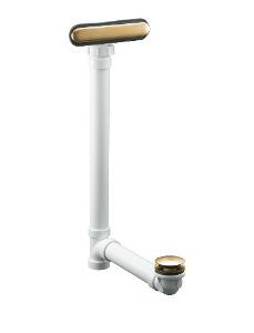 KOHLER K-7272-BV Clearflo Slotted Overflow Bath Drain, Vibrant Brushed Bronze