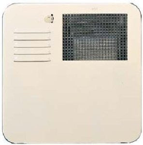 Suburban 6261APW Polar White SW6 Radius Corner Water Heater Door with Mounting Flange