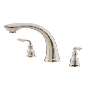 Pfister 806-CB0K Avalon 3-Hole Roman Tub Faucet, Brushed Nickel