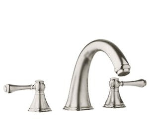 Grohe 25 054 EN0 Geneva 3-Hole Roman Tub Filler, Infinity Brushed Nickel