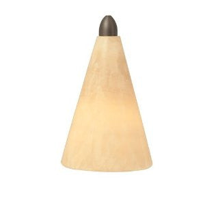 LBL Lighting HS451ONBZ1B50FSJ Onyx Collection 1-Light LV Fusion Jack Mini-Pendant, Onyx Shade with Bronze Finish