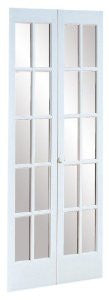American Wood Products 852720 527 Traditional Divided Glass 24 by 80-Inch Bifold Door, Unfinished