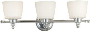 Kenroy Home 91703CH Riley 3 Light Vanity, Chrome Finish