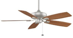 Fanimation TF610SN 52-Inch Edgewood Decorative 5-Blade Ceiling Fan, Satin Nickel