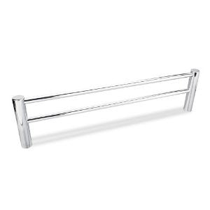 Elements BHE2-05PC 24 Inch Modern Double Towel Bar, Polished Chrome