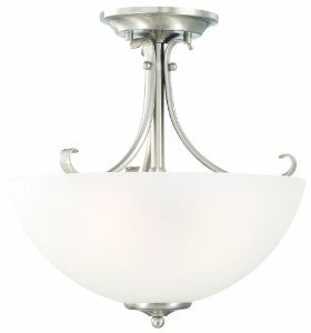 Thomas Lighting 190108217 Elaine Pendant, Brushed Nickel
