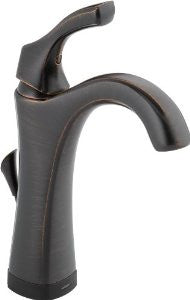Delta 592T-RB-DST Addison Single Handle Lavatory Faucet with Touch2O.xt Technology, Venetian Bronze