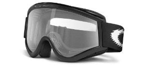 Oakley E-Frame MX Goggles with Clear Lens (Matte Black)