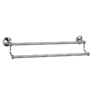 Gatco 4584 Laurel Avenue 24-Inch Double Towel Bar, Polished Nickel