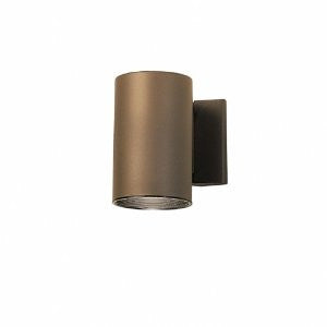 Kichler Lighting 9234AZ 7-Inch 1-Light Incandescent Outdoor Wall Mount, Architectural Bronze