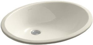 KOHLER K-2211-96 Caxton Undercounter Lavatory, Biscuit