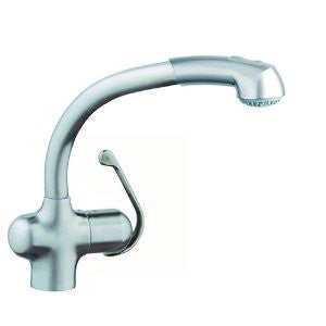 GROHE 33 759 SD0 Ladylux Plus Pull-out Kitchen Faucet, Stainless Steel