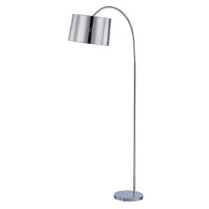 Lite Source LS-81530C Lochellen Arch Floor Lamp with Translucent Vinyl Shade, Chrome
