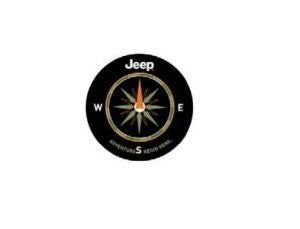 Genuine Jeep Accessories 82210883AB Cloth Spare Tire Cover with Adventure Begins Here Logo