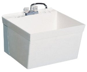 Swanstone MF10000WM.001 Veritek Wall-Hung Single Bowl Laundry Tub