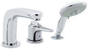 Hansgrohe 04131000 Metro E 3-Hole Thermostatic Tub Filler Trim, Chrome