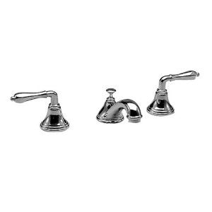 Jado 853/908/100 Colonial Widespread Lavatory Faucet, Straight Levers, Polished Chrome