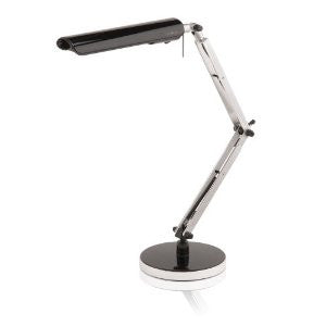 OttLite 957PN4 Crane Lamp in Black