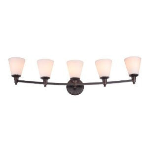DVI DVP7255ORB-OP 5 Light Georgetown Bathroom Light