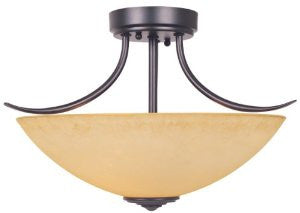 Designers Fountain 83311-ORB Madison Semi-Flush, Oil Rubbed Bronze