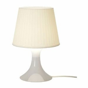 Ikea Lampan White Table Lamp
