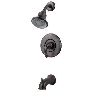 Pfister 808-DY00 Treviso Single Handle Tub/Shower Faucet, Tuscan Bronze