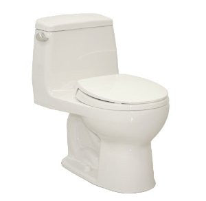 TOTO MS854114S-01 Ultramax Elongated One Piece Toilet, Cotton White
