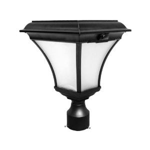 Nature Power 23203 Kona Solar Lamp with 3-Inch Pole Fitter and Flat Pillar Mount