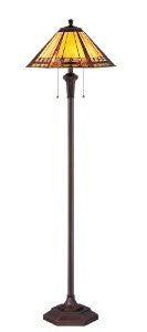 Quoizel TF1135F Arden 2 Light Tiffany Floor Lamp